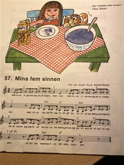 Mina fem sinnen-noter